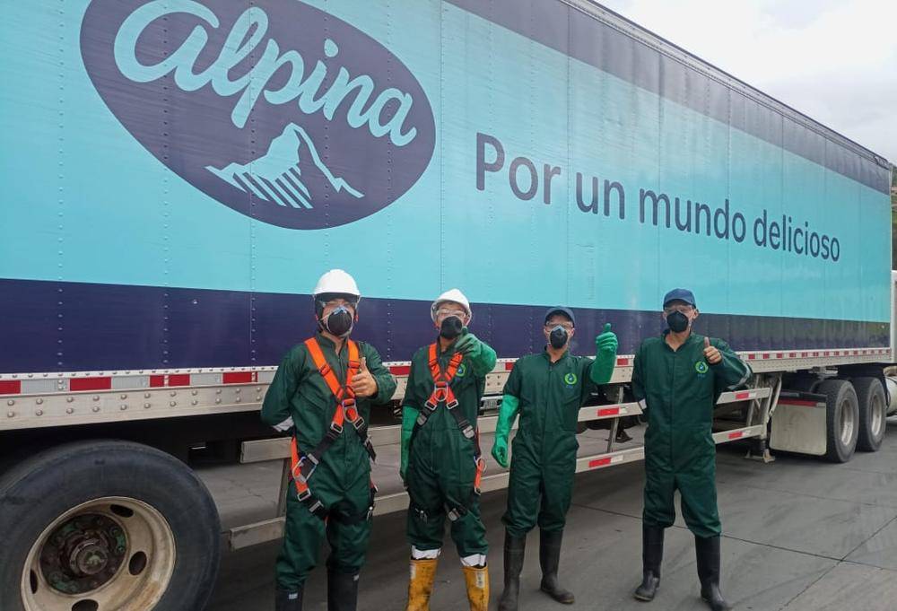 Equipo OVI en operación logística