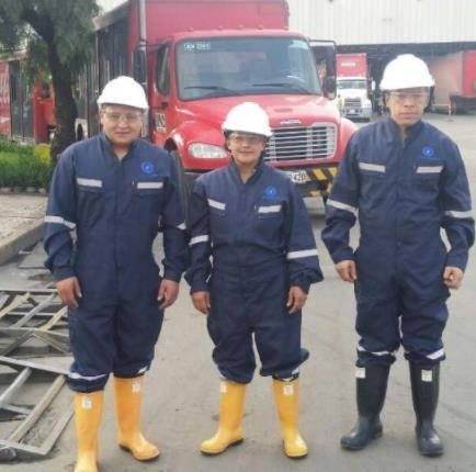 Equipo OVI listo para el turno